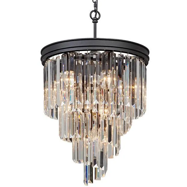 Подвесная люстра Odeon Chandelier Helix Black D48 ImperiumLoft 156780-22 40.3291-2