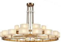 Люстра на штанге Newport 4338+16/C new gold 4330