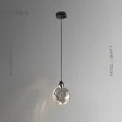 Подвесной светильник AQUILA Тип B. 1 подвес. Цвет жемчужно-черный Lampatron 8425-24257