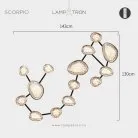 Бра EVIAN ZODIAC Модель Scorpio (Скорпион) Lampatron 8417-23075