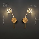Бра RH E WALL 1 лампа. Цвет Латунь. Тип В Lampatron 7485-20779