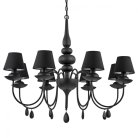 Подвесная люстра Ideal Lux 111896 BLANCHE SP8 NERO