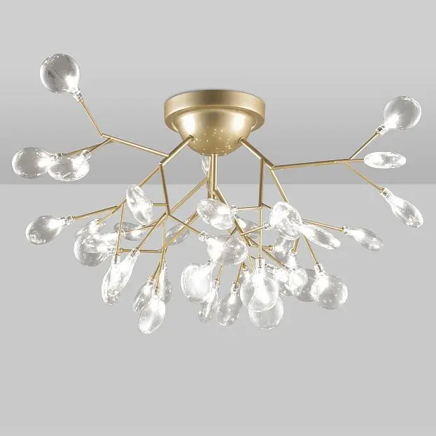 Потолочная люстра Natali Kovaltseva GRACE 75126/36С GOLD SATIN Потолочная люстра Natali Kovaltseva GRACE 75126/36С GOLD SATIN