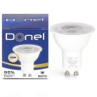 Светодиодная лампа 7Вт, MR16, 220В, GU10, 4000K, 525Лм, Ra>80, 60°, D50хH55мм Donel DN03001N7GU10 DN03