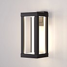 Уличный настенный светильник Elektrostandard 1527 TECHNO LED черный Frame a051855