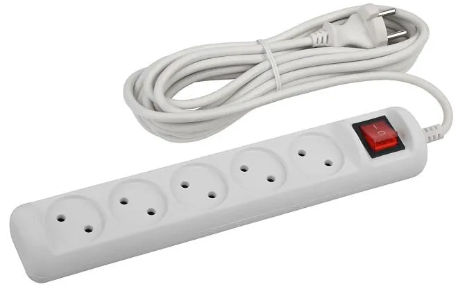 Розеточные блоки, удлинители ЭРА U-5s-5m-2x1