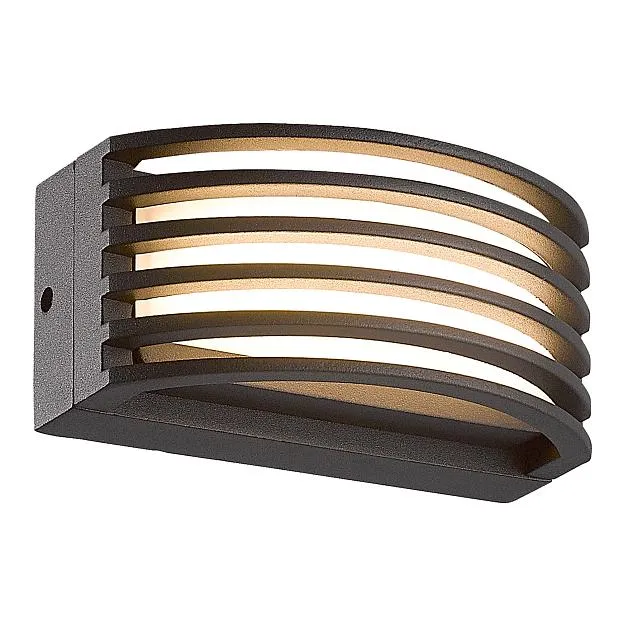 Светильник уличный настенный Черный/черный LED 1*6W 3000K ST Luce SL9544.401.01 STRIS