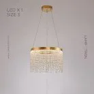 Кольцевые люстры и светильники CASSANDRA Одно кольцо. 40 см Lampatron f-cassandra-1-s 6049-16137