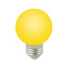 Лампочка светодиодная Volpe LED-G60-3W/YELLOW/E27/FR/С