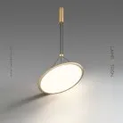 Подвесной светильник VIVERT Размер M. Цвет Латунь Lampatron vivert-m-brass 7294-20107