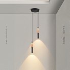 Подвесной светильник RAY 2 подвеса. Цвет черный. Трехцветный свет Lampatron 8715-24446