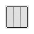 Трехклавишный выключатель LeDron 3 Gang 1 Way White