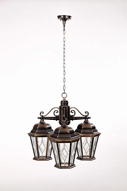 Уличный светильник подвесной Oasis Light 91470M/3 Gb ромб ASTORIA 2M