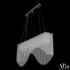 Люстра светодиодная хрустальная APL LED SH512.0.100.B.Ni.4000 Sicilia