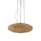 Подвесная люстра Illuminati MD1203210-9A gold/cognac 1203210