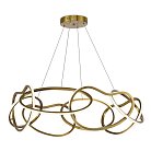 Светильник подвесной Золотистый/Золотистый LED 1*84W 4000K ST-Luce SL6505.203.84 ABRA