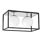 Потолочный светильник Lumina Deco LDC 8060-2 CHR+BK Maldini