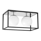 Потолочный светильник Lumina Deco LDC 8060-2 CHR+BK Maldini