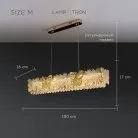 Реечный, рядный светильник AZUMI LONG Размер M Lampatron azumi-long-m 8891-25137