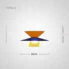 Подвесной светильник MIKKU Тип D. Размер S Lampatron 8618-24054