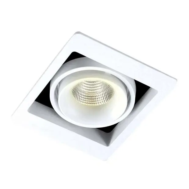 Встраиваемый светильник Donolux DL18615/01WW-SQ White/Black Встраиваемый светильник Donolux DL18615/01WW-SQ White/Black