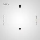 Подвесной светильник SYRUS Тип A. Цвет Жемчужно-Черный Lampatron 7273-20035