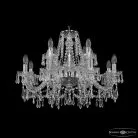 Люстра хрустальная Bohemia 1403/8+4/240 Ni