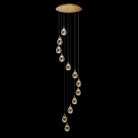 Подвесной светильник Delight Collection MD24001004-12A gold/clear Stilla