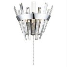 Бра хрустальное с выключателем Хром Citilux CL307310 Вестерос