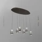 Готовая комбинация светильников LENITA MORE 6 ламп. Цвет Хром Lampatron lenita-more-6-chrome 3735-9264