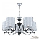 Люстра подвесная с плафонами 306787/5 Bk/Ni Arte Milano Florentia