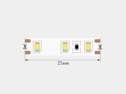 Светодиодная лента - 2835, 120 LED/м, 9,6 Вт/м, 12В , IP20, Цвет: Нейтральный белый SWG SWG-EC2120-12-9.6-NW