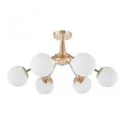 Люстра потолочная с плафонами Arte Milano 338654/6 FGD Napoli