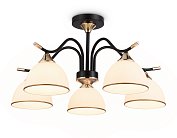 Подвесной светильник BK/FGD черный/золото E27/5 max 60W D580*300 Ambrella light TR3162/5