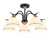 Подвесной светильник BK/FGD черный/золото E27/5 max 60W D580*300 Ambrella light TR3162/5