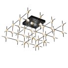 Потолочный светильник Delight Collection MX18001067-36A black/gold Molecular