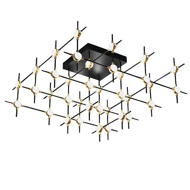Потолочный светильник Delight Collection MX18001067-36A black/gold Molecular Потолочный светильник Delight Collection MX18001067-36A black/gold Molecular