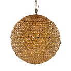 Подвесная люстра Illuminati MD103204-9A gold/amber Corso