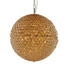 Подвесная люстра Illuminati MD103204-9A gold/amber Corso