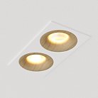 Встраиваемый светодиодный светильник Ledron LOFT SQ2 White Wooden TRIAC 4000K