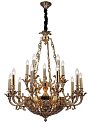 Подвесная люстра Lucia Tucci Firenze 1781.15.3 Antique Gold