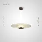 Подвесной светильник AMOS Размер M. Цвет Черный Lampatron 7015-19299