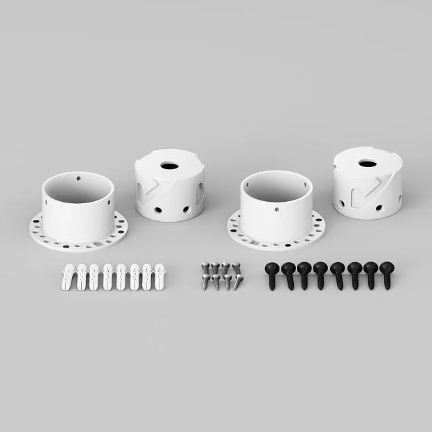 Набор креплений для гибкого неона Led Strip Maytoni 201157 Круглый 360°