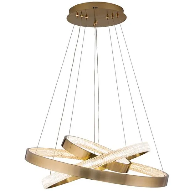 Подвесная люстра ORACLE 3 Rings Gold ImperiumLoft 148189-22 40.2857