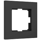 Рамка на 1 пост (черный матовый) Werkel W0012908 Slab a062799