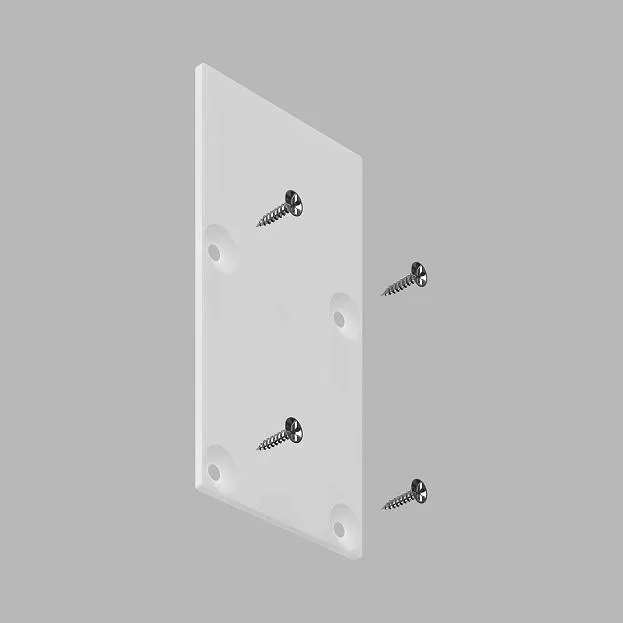 Заглушка для накладного профиля LeDron 13306-Z White