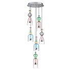 Люстра LED 6х8W 2400LM АЛЮМИНИЙ/МУЛЬТИКОЛОР 3000K 2КОР! Lightstar 814069 BELLE