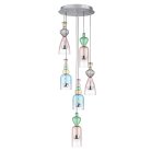 Люстра LED 6х8W 2400LM АЛЮМИНИЙ/МУЛЬТИКОЛОР 3000K 2КОР! Lightstar 814069 BELLE