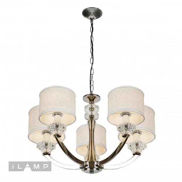 Подвесная люстра iLamp 85175/5 CR OXFORD Подвесная люстра iLamp 85175/5 CR OXFORD