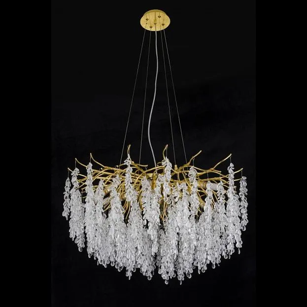 Подвесная люстра iLamp 7007-D800 GD Savage